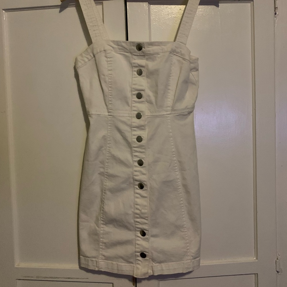 Forever 21 White Romper Dress
